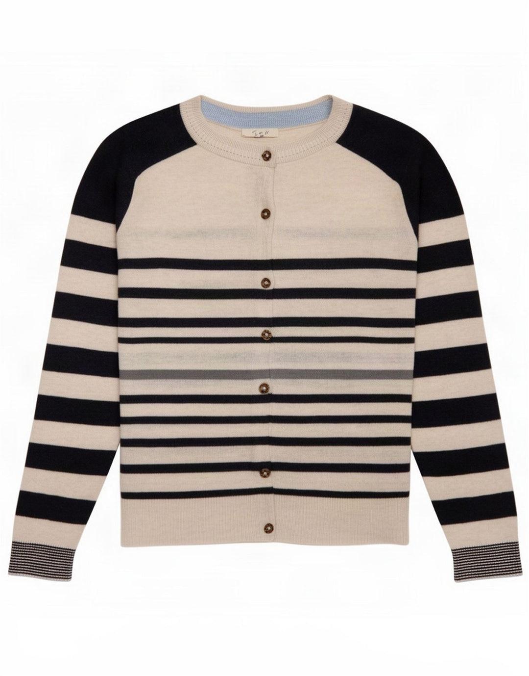 Cárdigan para mujer de White Stuff UK 42 Algodón a rayas medianas