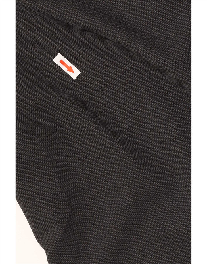 Marks & Spencer Pantalón de traje regular recto para hombre W38 L31 Poliéster gris
