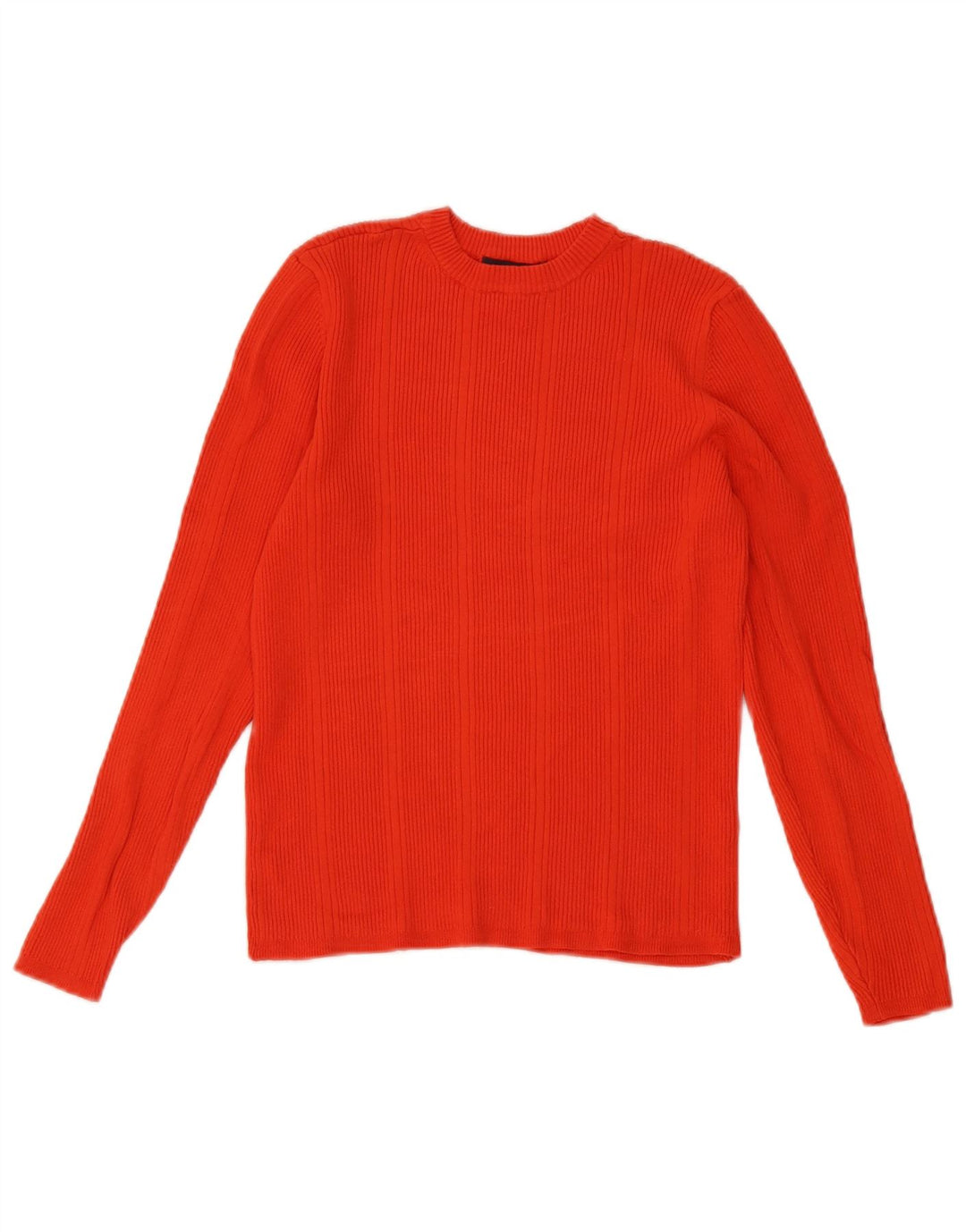 Marks & Spencer Jersey corto con cuello redondo para mujer, talla 44, talla M, color rojo