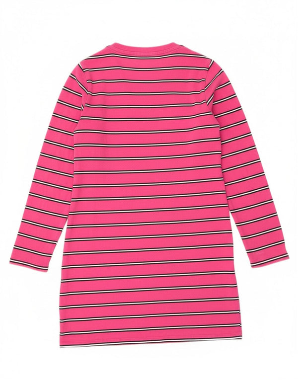 Jack Wills Vestido camiseta de manga larga para niña 10-11 años Algodón a rayas rosa