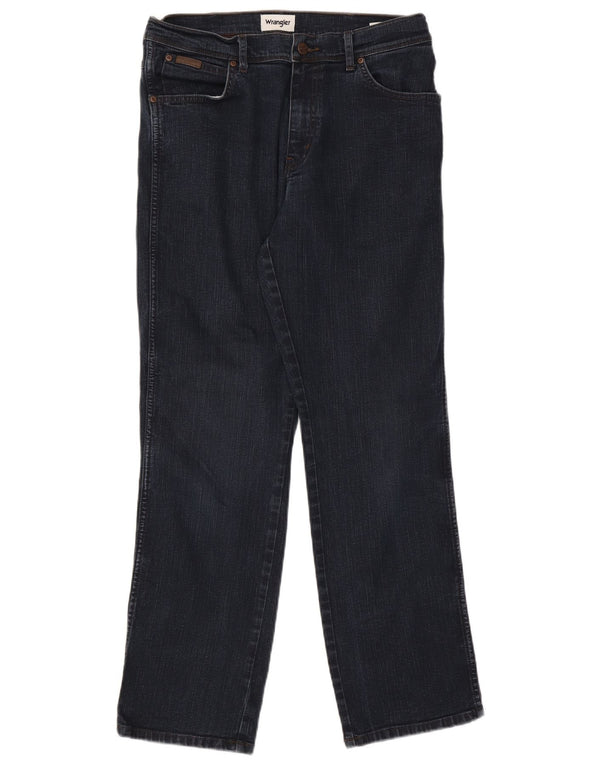 Wrangler Vaqueros rectos Texas para hombre W34 L32 Algodón azul marino
