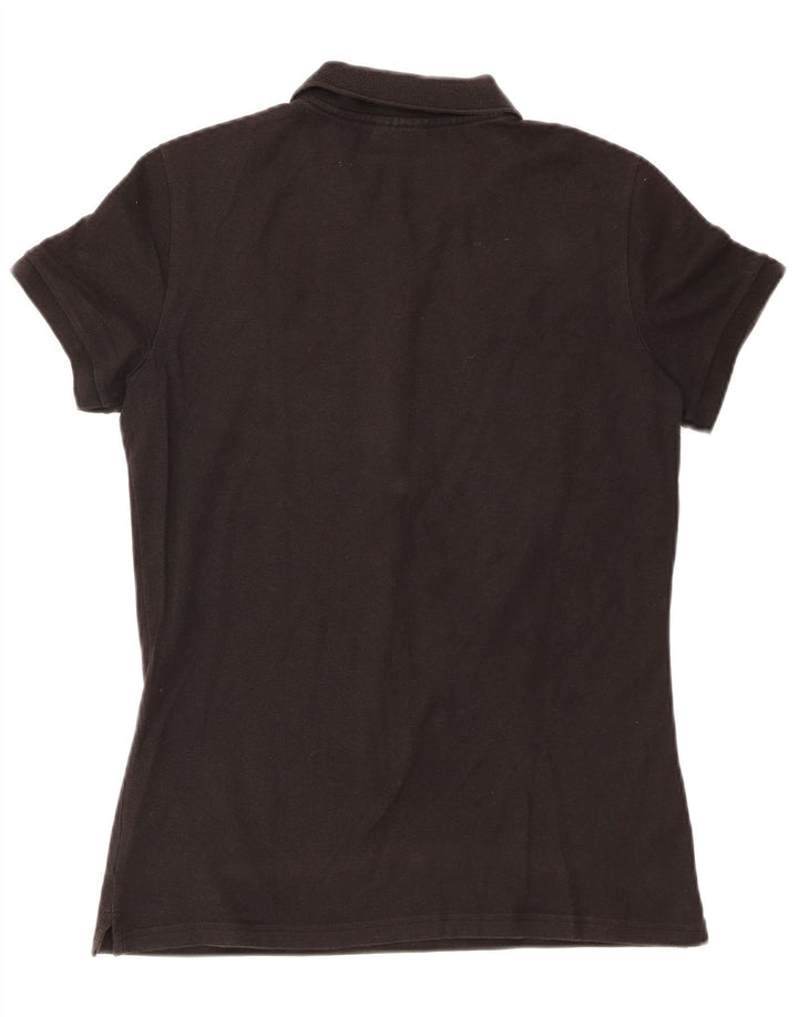 Polo Lacoste Mujer Talla 44 Grande Algodón Negro
