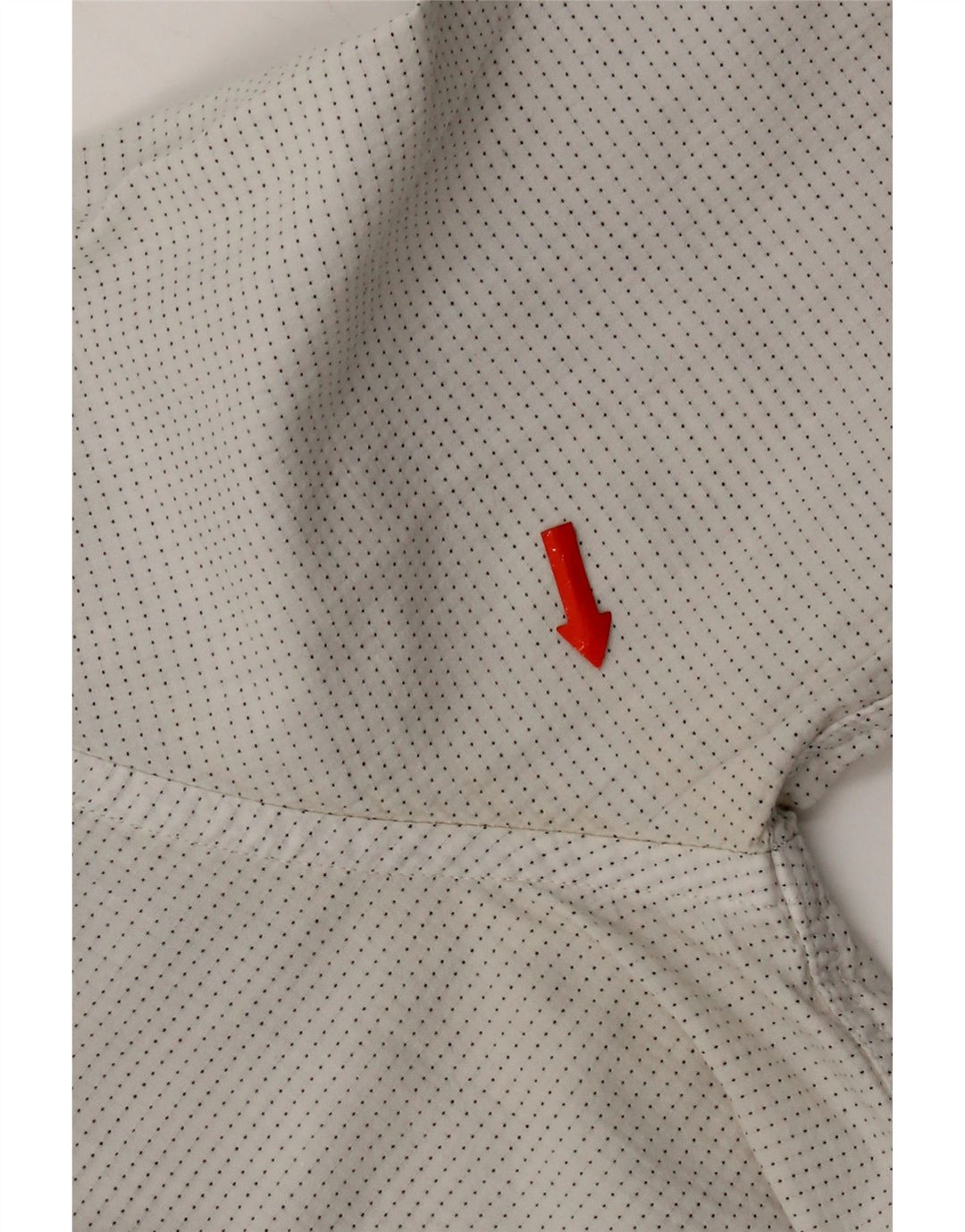 Camisa Levi's para hombre de algodón con lunares blancos grandes