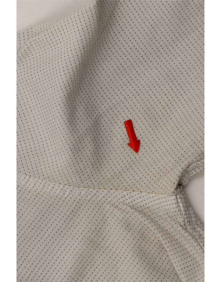 Camisa Levi's para hombre de algodón con lunares blancos grandes