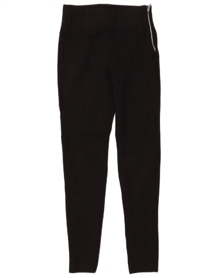 Zara Leggings Mujer UK 6 XS Viscosa Negra