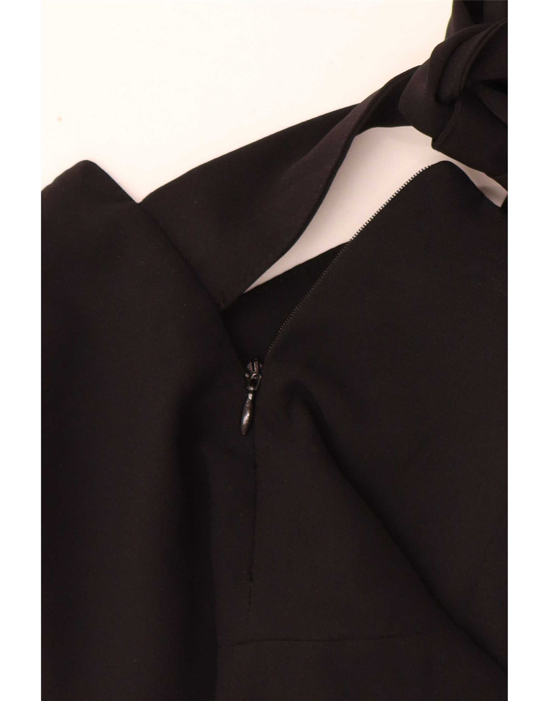 Zara Mujer Minifalda Pequeña W26 Algodón Negro