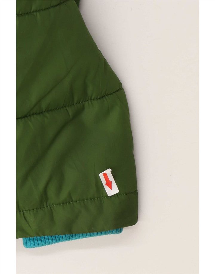 White Stuff Abrigo acolchado con capucha para niña 9-10 años Verde Poliéster