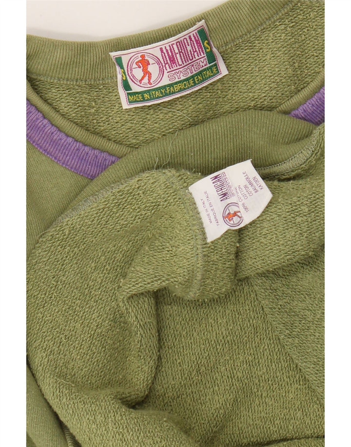 AMERICAN SYSTEM Sudadera Hombre Jersey Pequeño Caqui Algodón