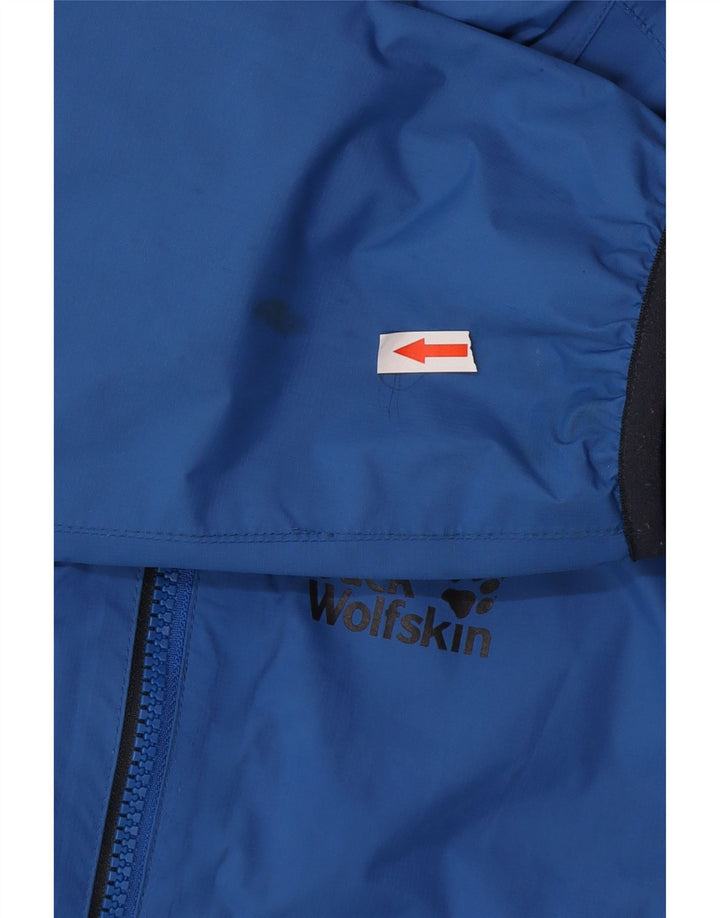 Jack Wolfskin Chubasquero para niño 15-16 años Azul Poliamida color block
