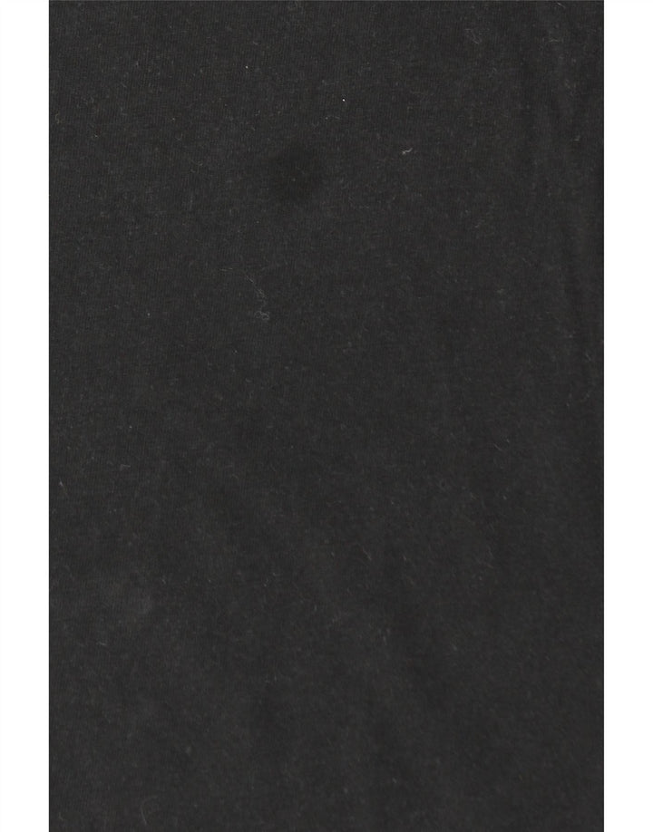 ADIDAS Mens T-Shirt Top Large Black Cotton