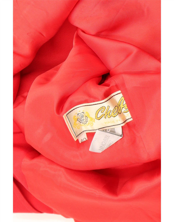 Abrigo Diolen para mujer EU 40 Poliéster rojo medio
