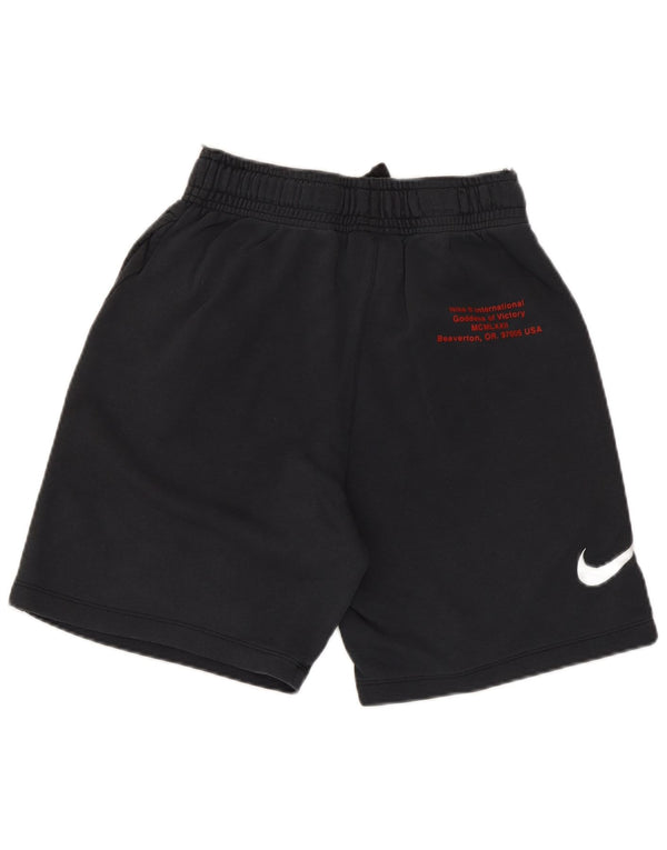 Nike Boys Swoosh Graphic Sport Shorts 12-13 años Grande Azul Marino Algodón