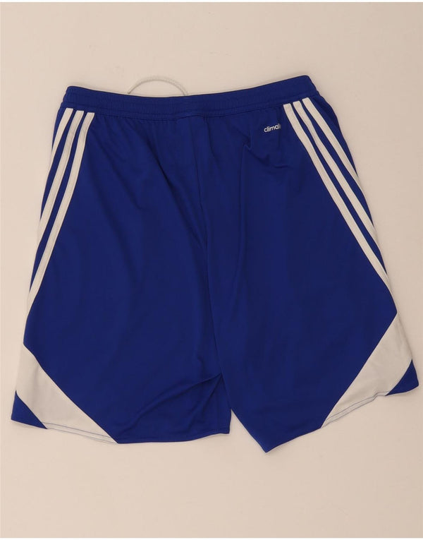 Adidas Mens Climalite Sport Shorts Azul Medio Colorblock Poliéster