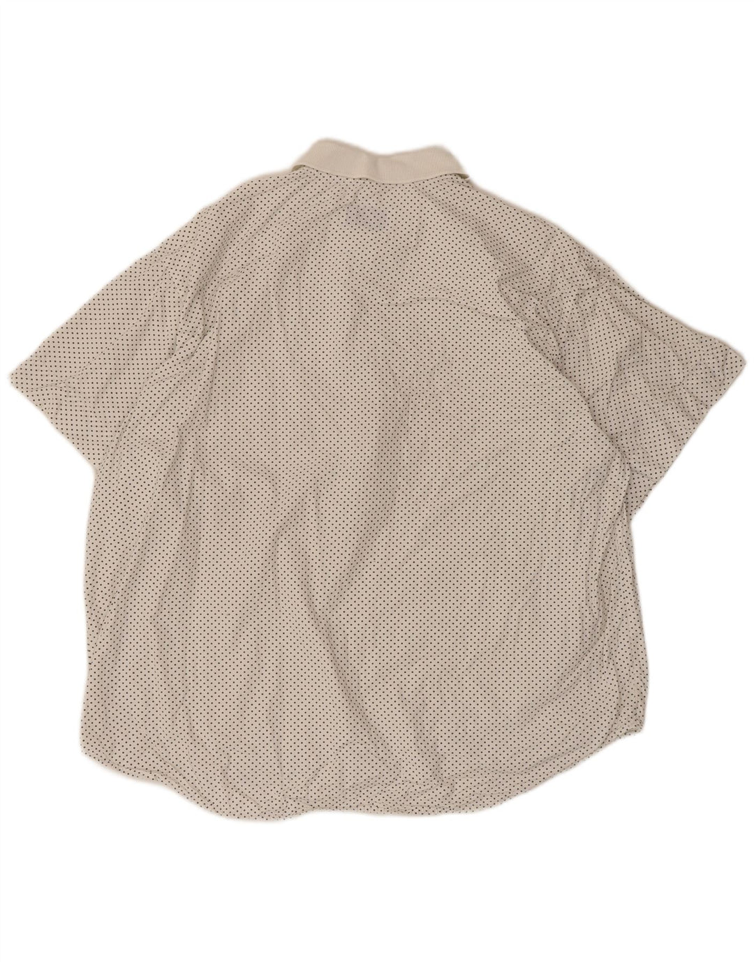 Benetton Camisa Tipo Jersey De Manga Corta De Algodón Con Lunares Blanco Mediano Hombre