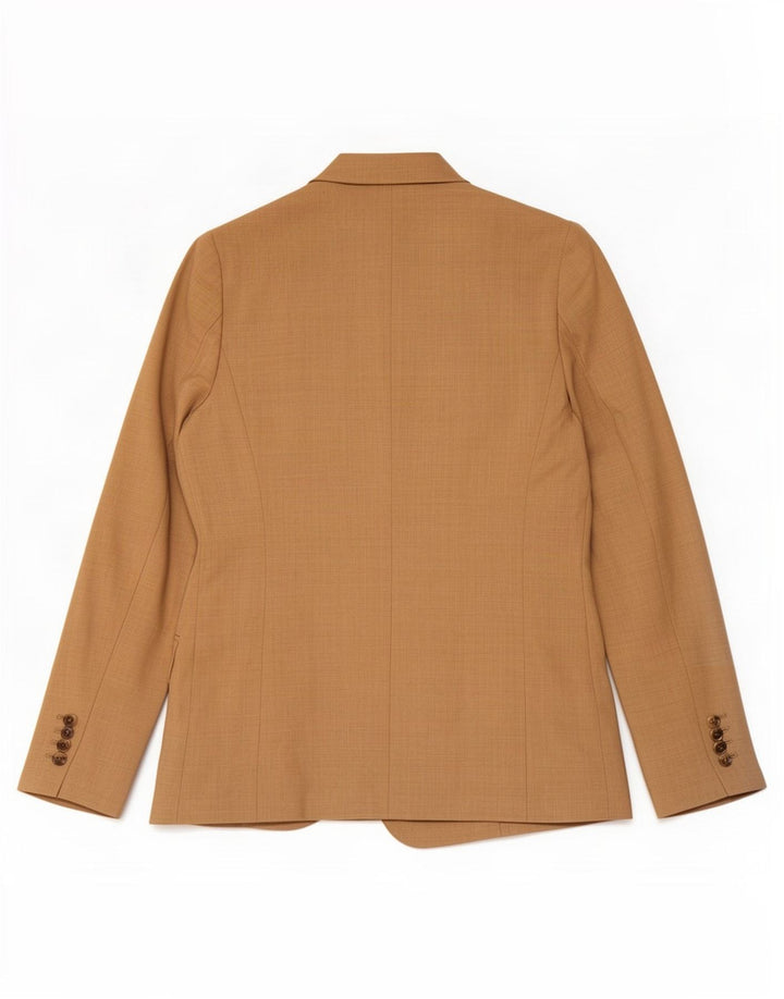 J. Crew Chaqueta Blazer de 2 Botones para Mujer US 10 Grande Lana marrón