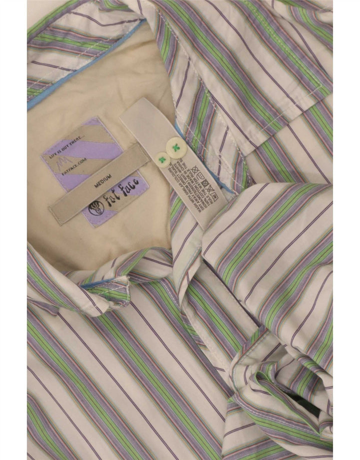 Camisa de hombre Fat Face Mediana de algodón a rayas multicolor