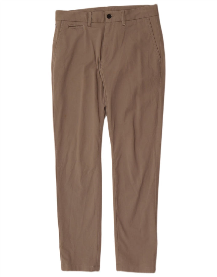Marks & Spencer Pantalones chinos ajustados para hombre W32 L31 Algodón gris