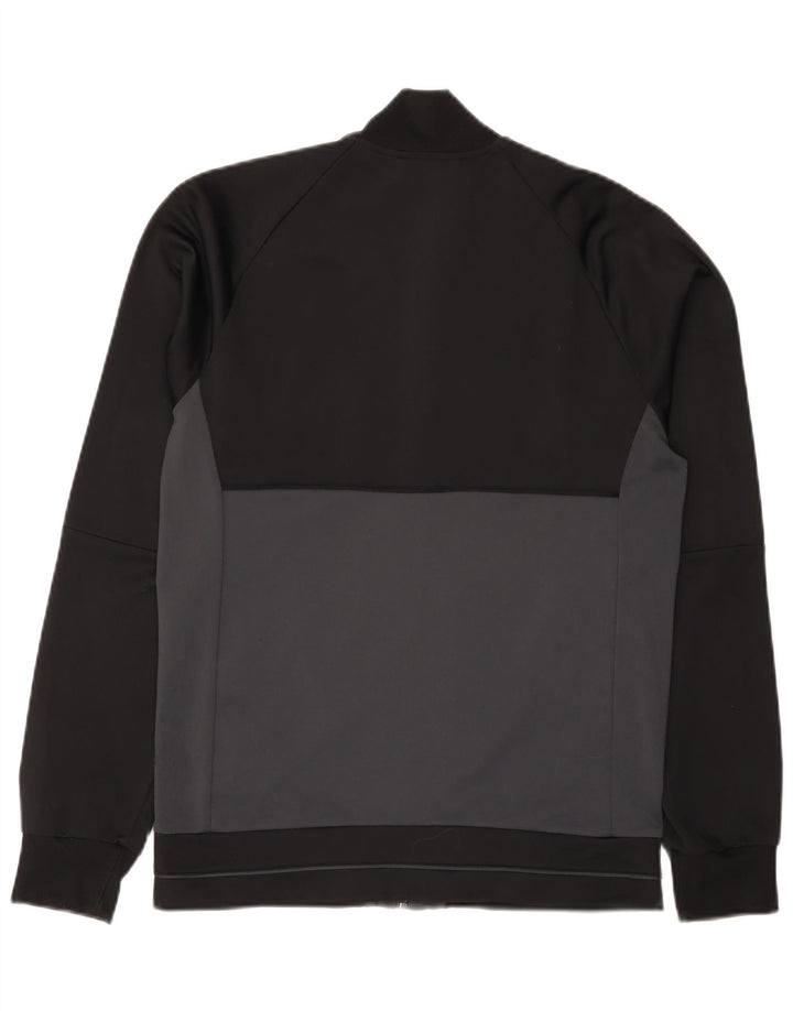 Adidas Hombre Graphic Chándal Top Chaqueta Pequeña Negro Colorblock Poliéster