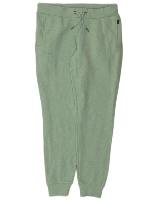 Superdry Pantalones de chándal para mujer Joggers UK 46 Large Green Cotton