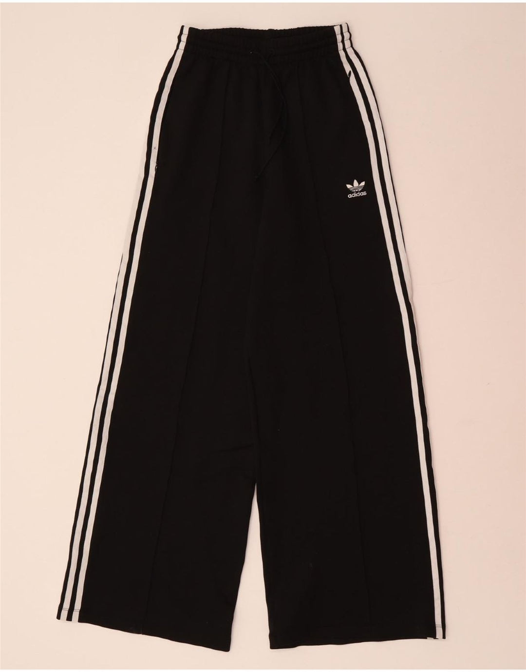 ADIDAS Pantalones de chándal para mujer UK 4 XS Negro Poliéster