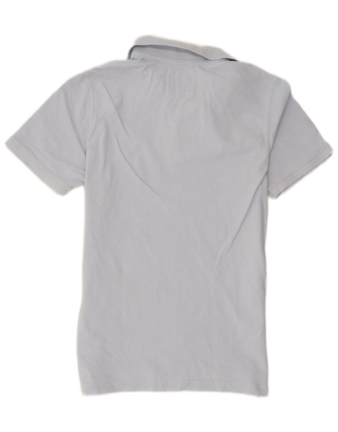 Crew Clothing Polo para hombre de algodón azul medio