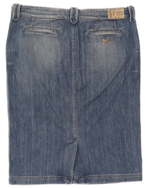 Armani Falda vaquera para mujer UK 16 Large W34 Algodón azul