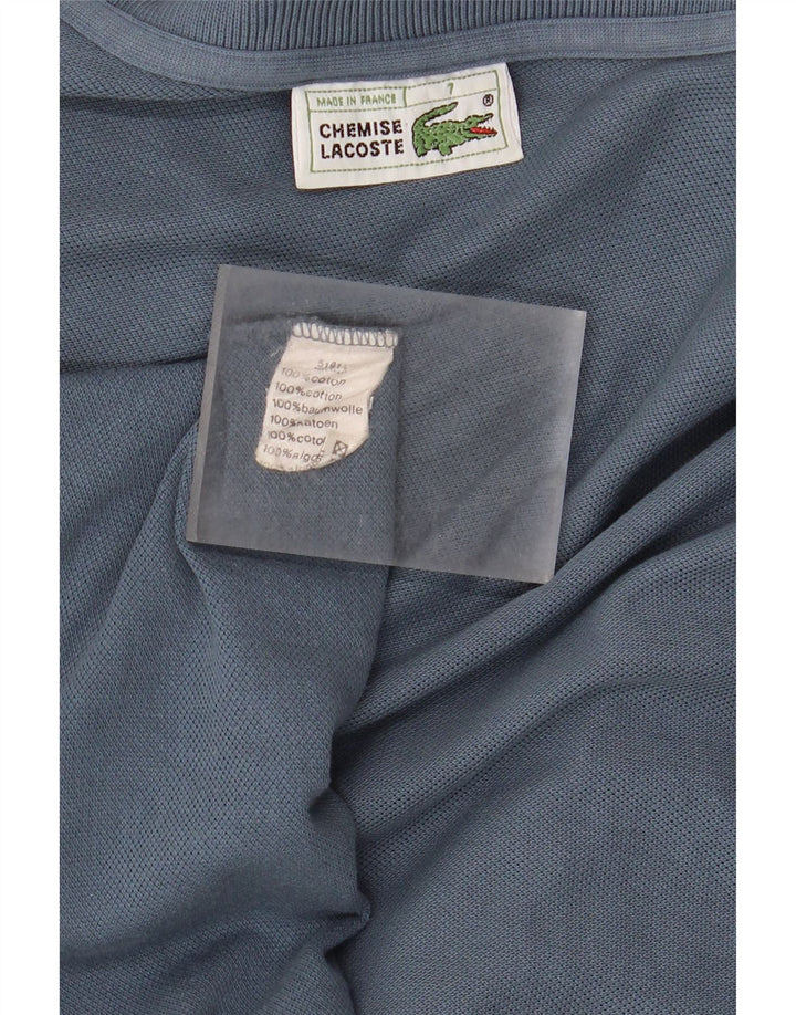 Polo Lacoste para hombre talla 7 2XL algodón azul marino