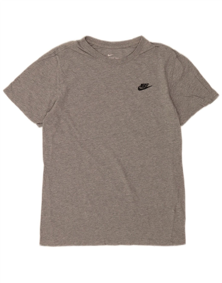 Nike - Camiseta para hombre, talla pequeña, algodón moteado gris