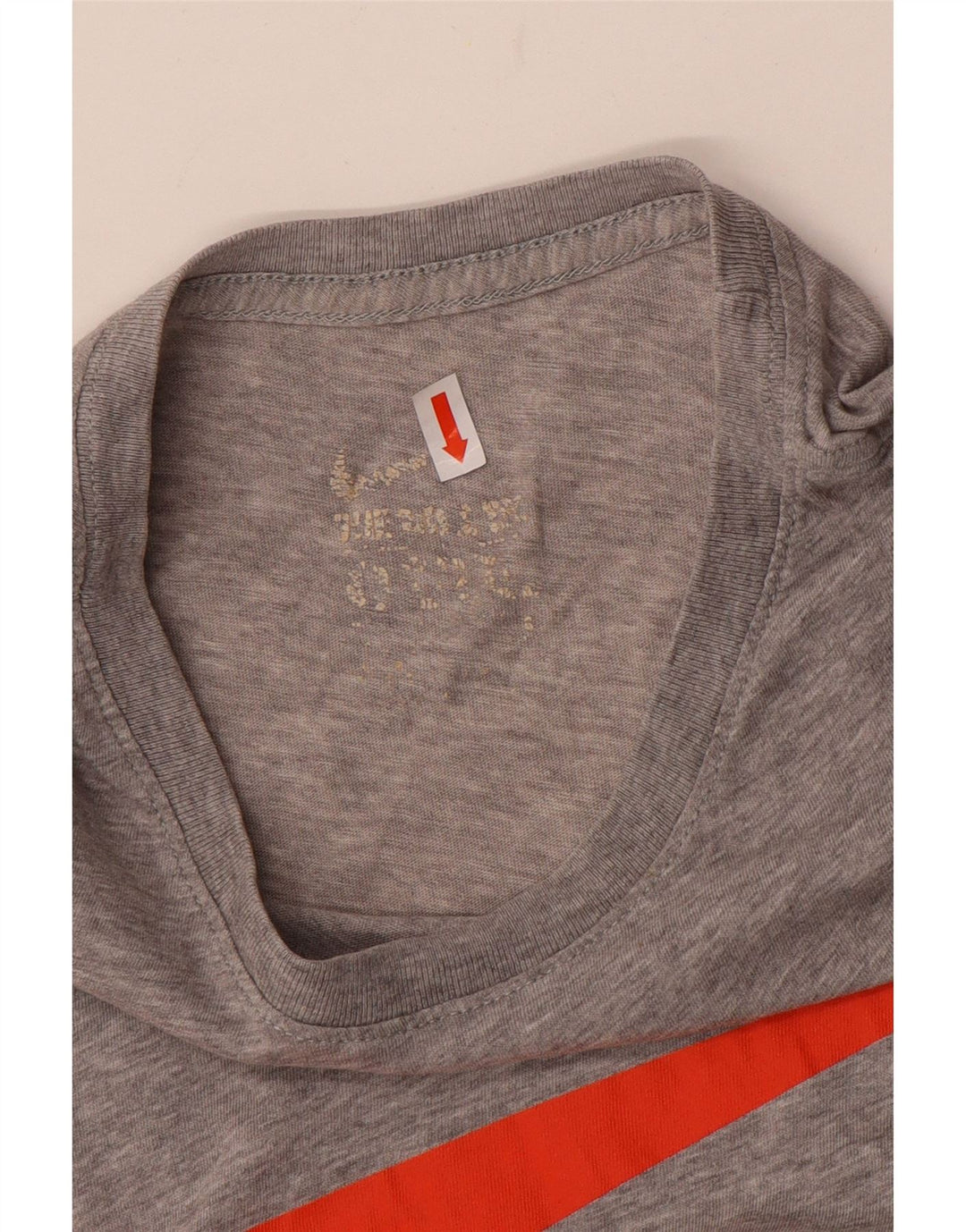 Nike Camiseta gráfica para hombre Top grande gris moteado