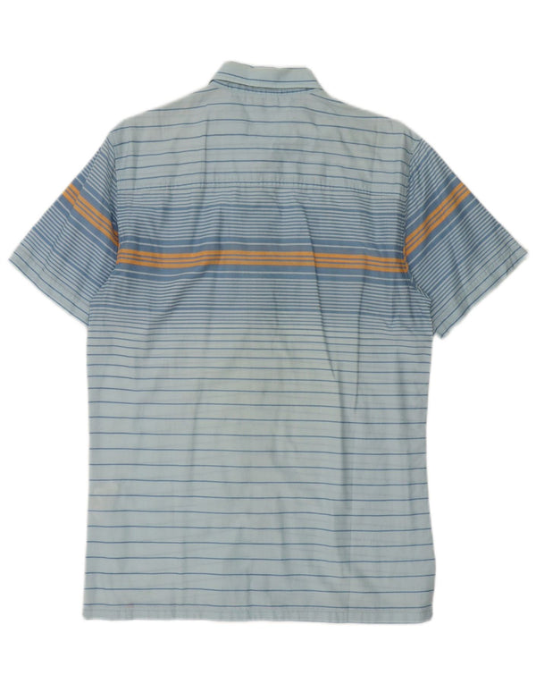 Camisa Levi's Hombre Manga Corta Algodón Rayas Azul Medio