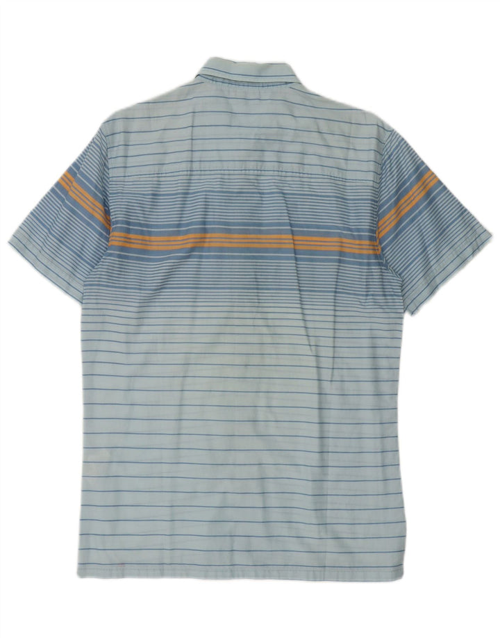 Camisa Levi's Hombre Manga Corta Algodón Rayas Azul Medio