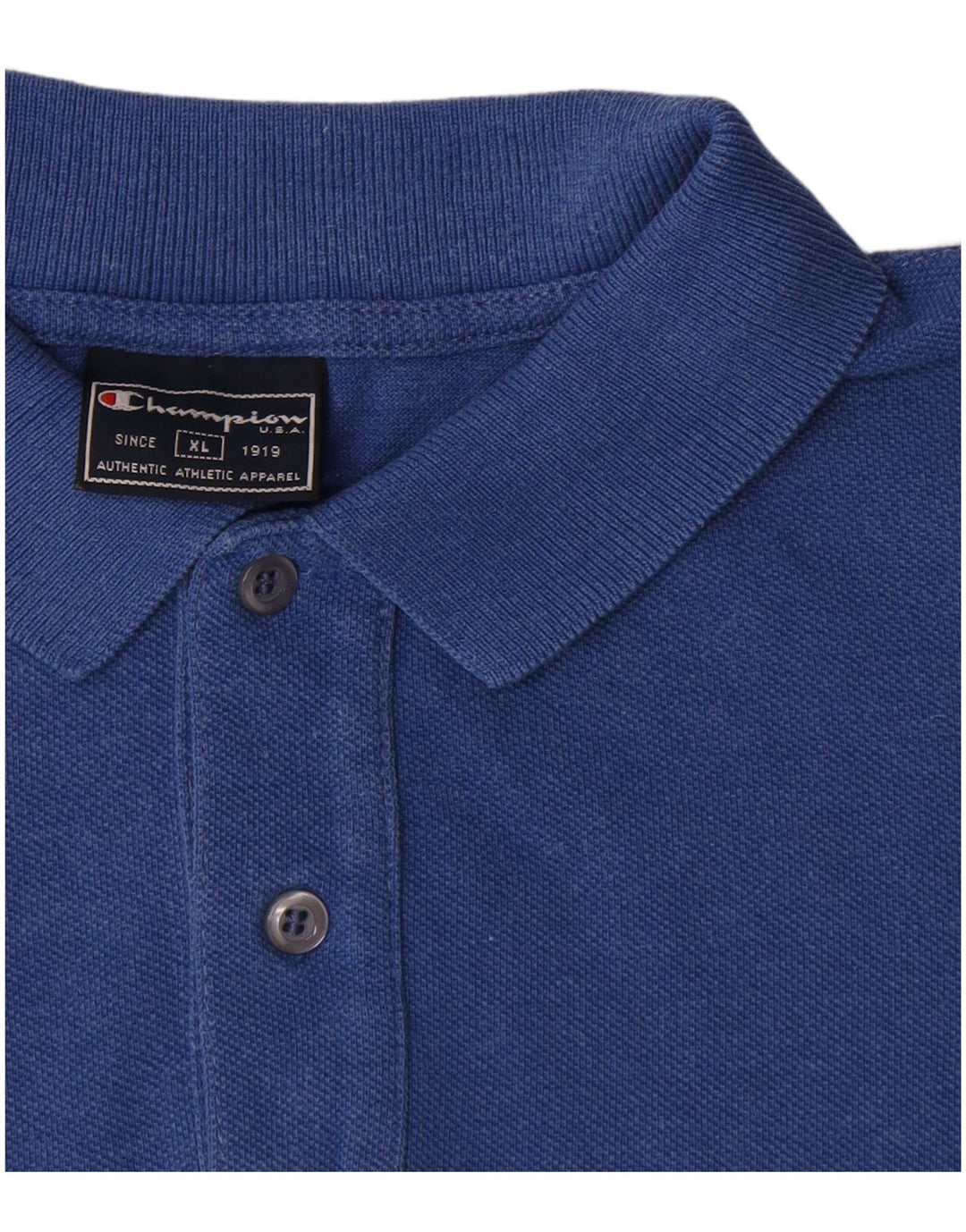 Champion Polo Hombre XL Algodón Azul