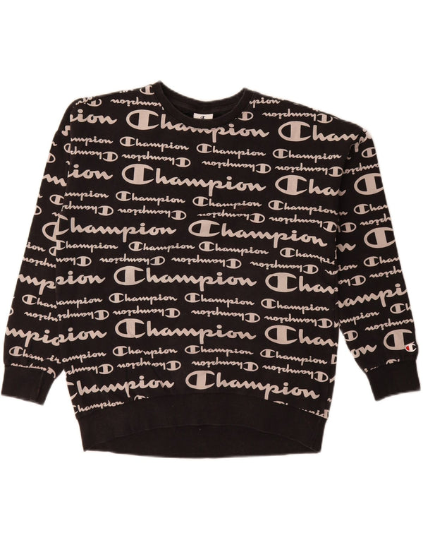 Champion Sudadera con gráfico para niñas 15-16 años 2XL Negro