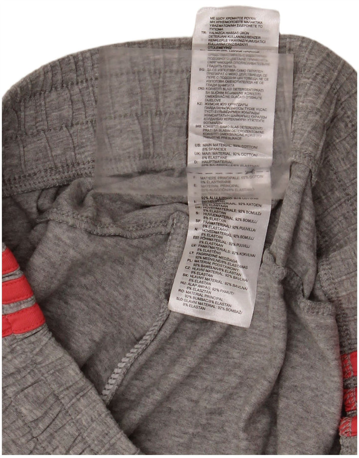 Adidas Pantalones de chándal para mujer Joggers UK 12/14 Algodón gris medio