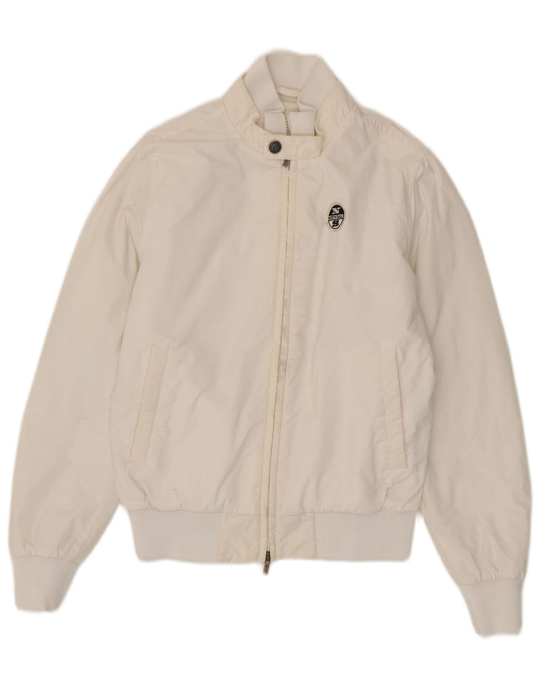 North Sails Chaqueta Bomber para Hombre UK 36 Small Poliamida Blanca