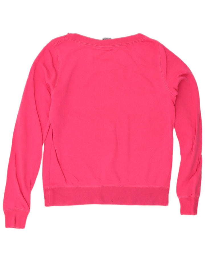 Nike - Sudadera gráfica para mujer, talla 12, algodón rosa mediano