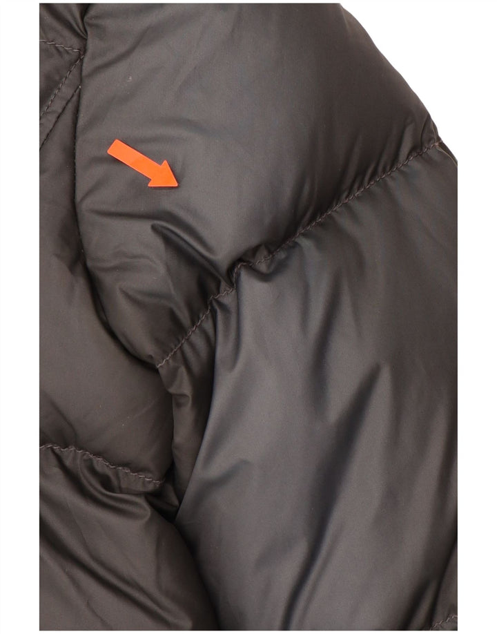 RALPH LAUREN Chaqueta acolchada para mujer UK 14 Grande Poliéster negro