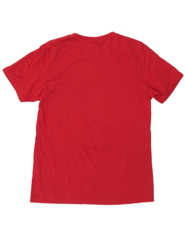 ADIDAS Camiseta gráfica para hombre Top Algodón rojo medio