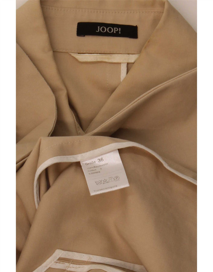 Abrigo Joop Mujer EU 36 Pequeño Algodón Beige