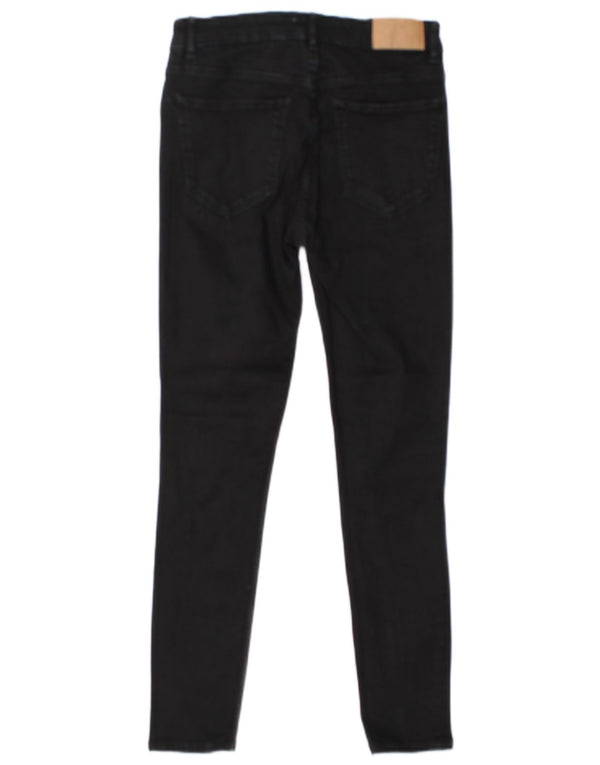 Zara Vaqueros pitillo para mujer EU 38 Small W28 L26 Algodón negro