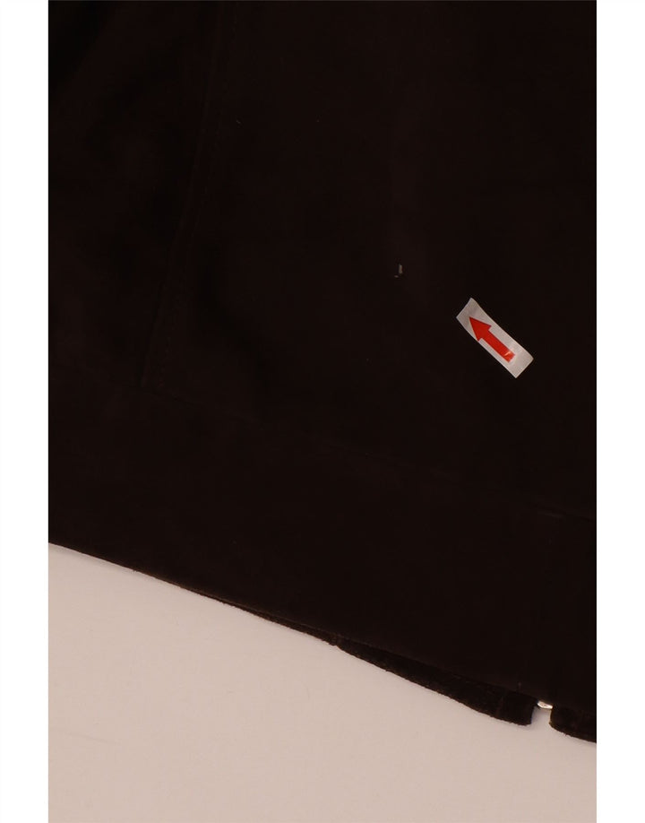 Poggiani Mirella Chaqueta de ante para hombre IT 50 Cuero marrón grande