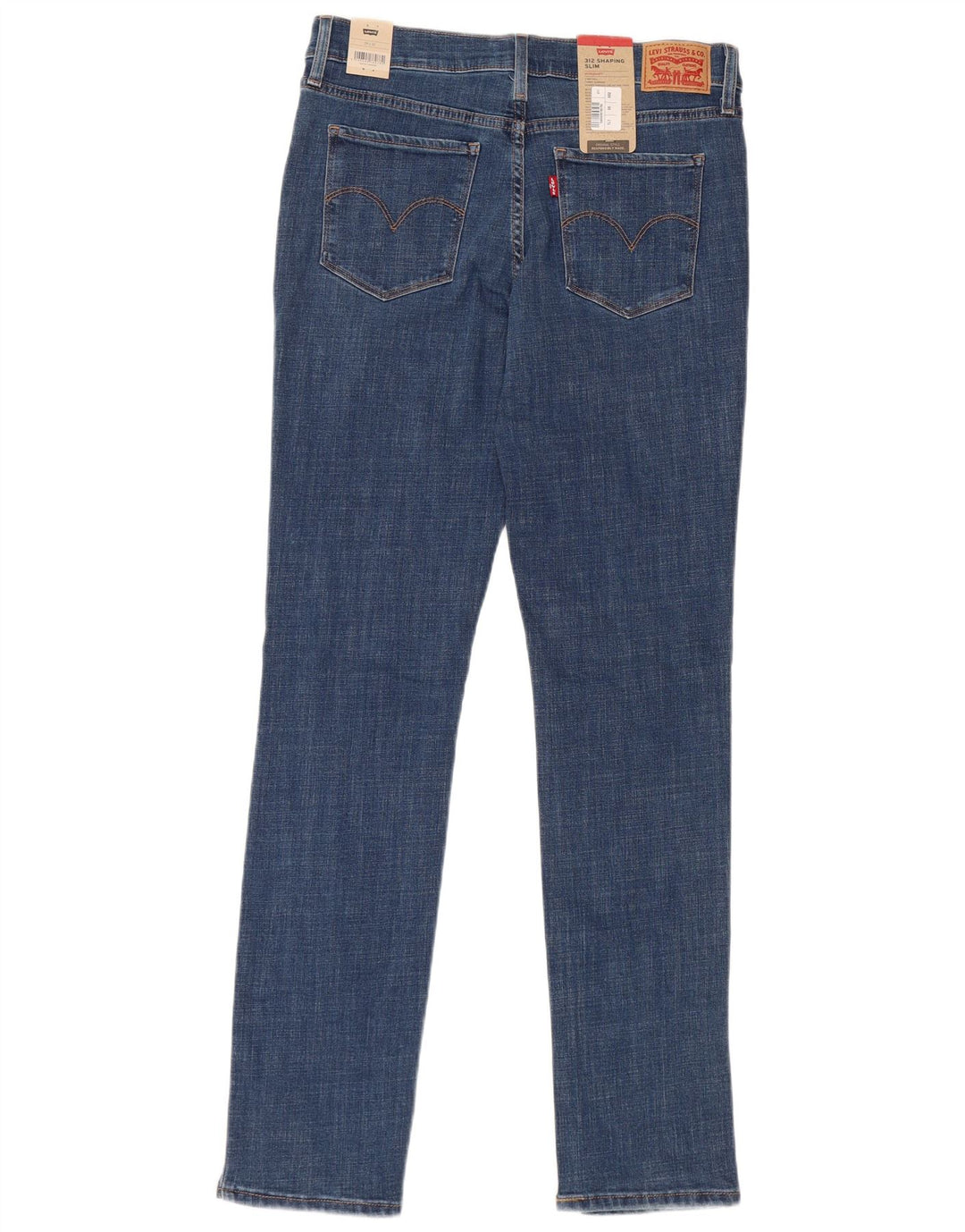 Levi's Mujer 312 Shaping Slim Jeans W29 L32 Algodón Azul