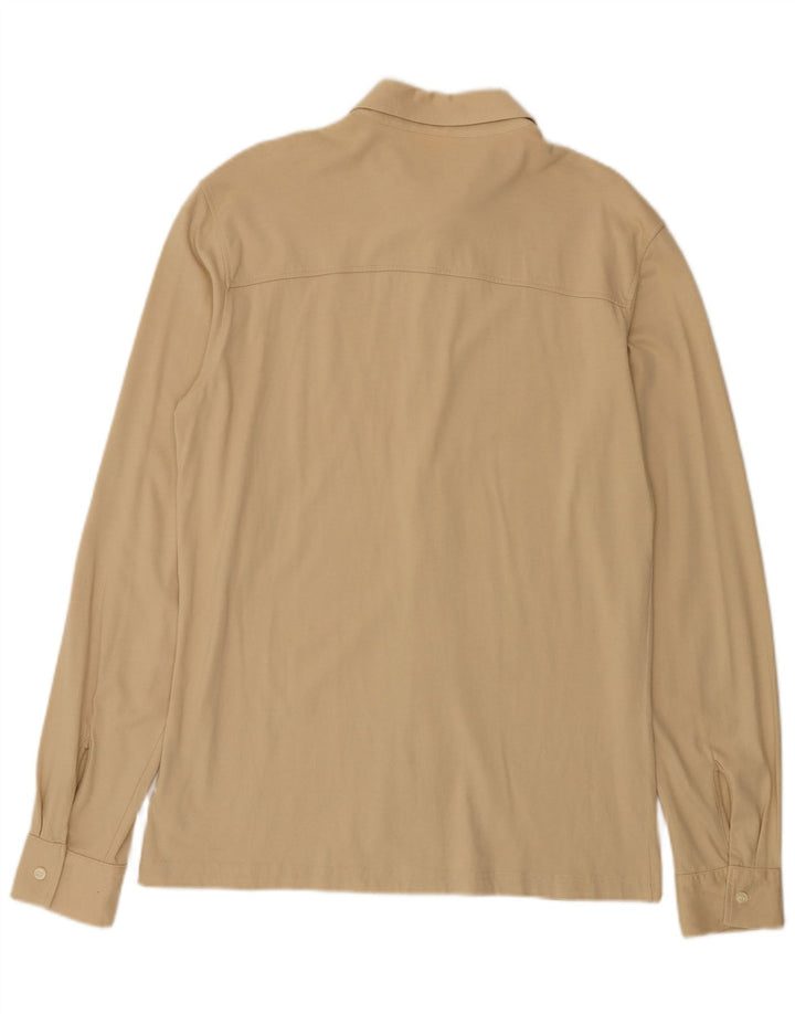 Camisa Gas Hombre XL Algodón Beige