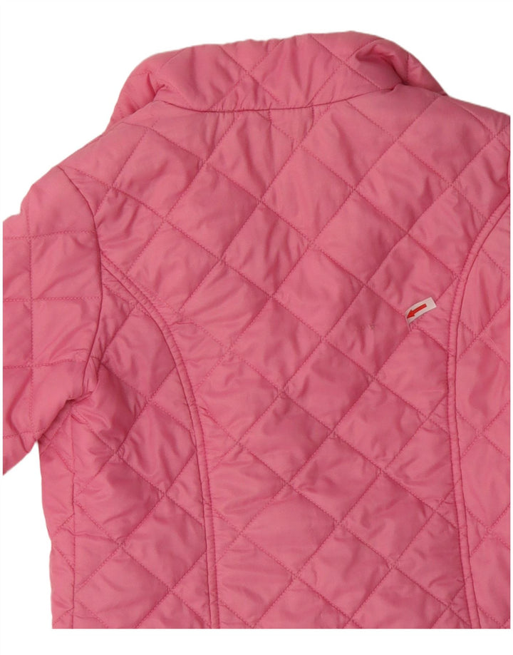 BENETTON Chaqueta acolchada para mujer UK 8 Small Pink
