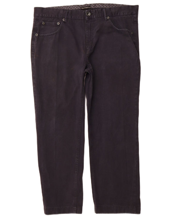 BEST COMPANY Pantalones casuales rectos para hombre EU 54 2XL W38 L26 Azul marino