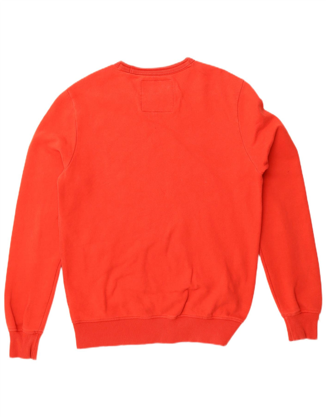 SUPERDRY Hombre Sudadera con gráfico tipo jersey de algodón rojo grande