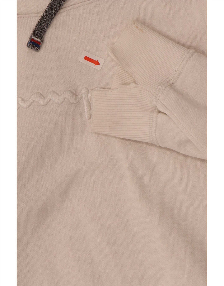 Champion Sudadera con capucha gráfica para mujer UK 14 Medium White