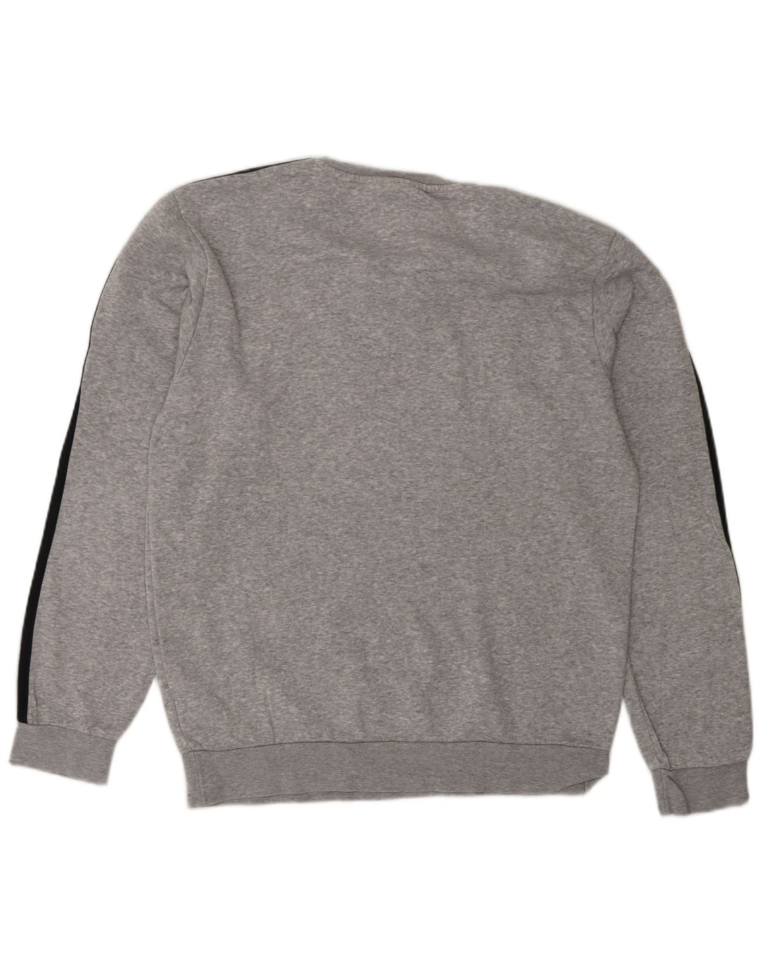 Adidas Hombre Sudadera Gráfica Jersey Pequeño Algodón Moteado Gris
