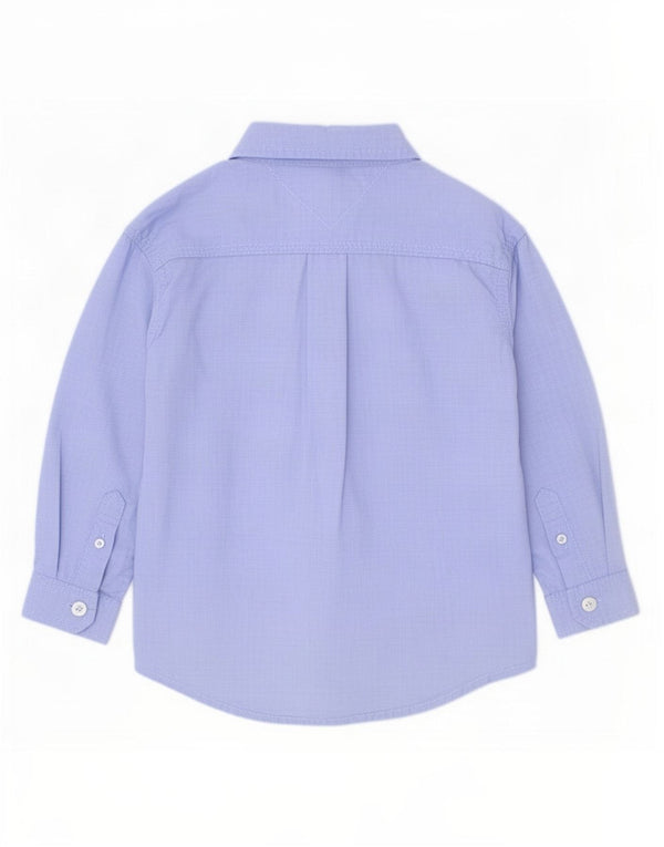 Tommy Hilfiger Camisa para bebé niño 12-18 meses Algodón azul