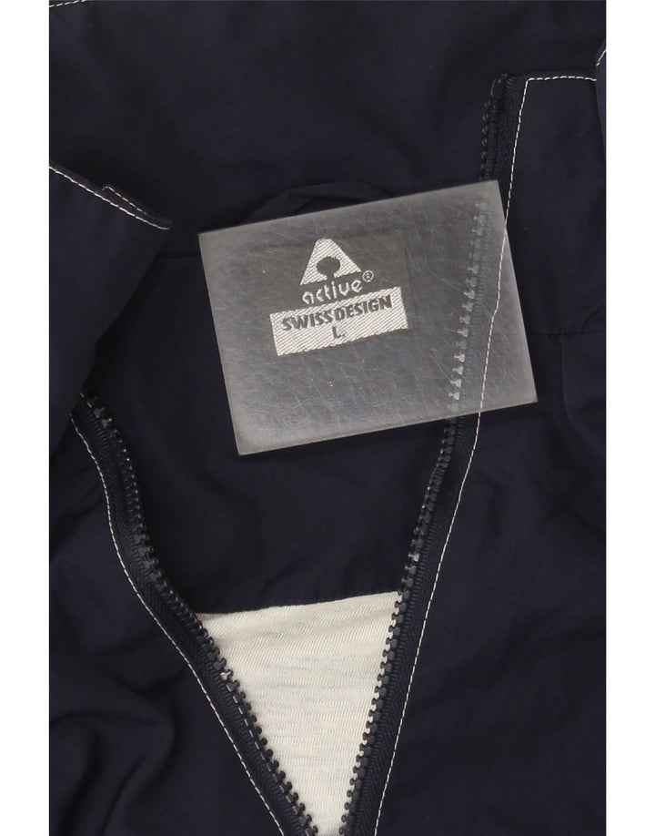 Active - Chaqueta de chándal para hombre, talla grande, color azul marino